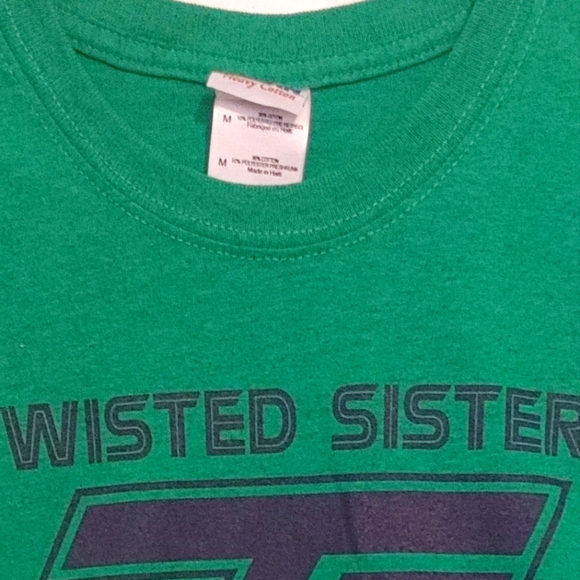 TWISTED SISTERS WORLD TOUR rare bootleg shirt Size Medium * like new * - Picture 3 of 5